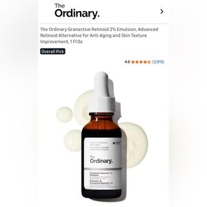 5/$30 The Ordinary Retinoids Granactive Retinoid 2% Emulsion 30ml 1 Fl Oz NWT